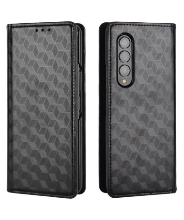 Housse Samsung Galaxy Z Fold 4 flip cover design géométrie