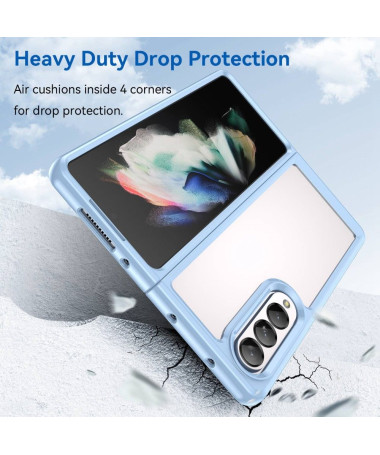 Coque Samsung Galaxy Z Fold 4 Transparente Rebords Colorés