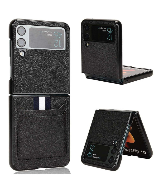 Coque Samsung Galaxy Z Flip 4 Style Cuir Porte-Cartes