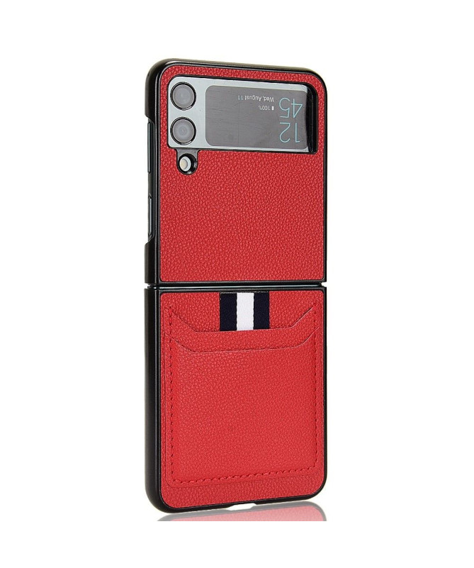 Coque Samsung Galaxy Z Flip 4 Style Cuir Porte-Cartes