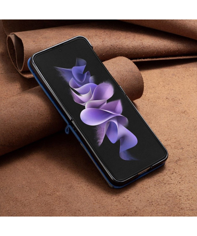 Housse Samsung Galaxy Z Flip 4 Célinia Style Cuir