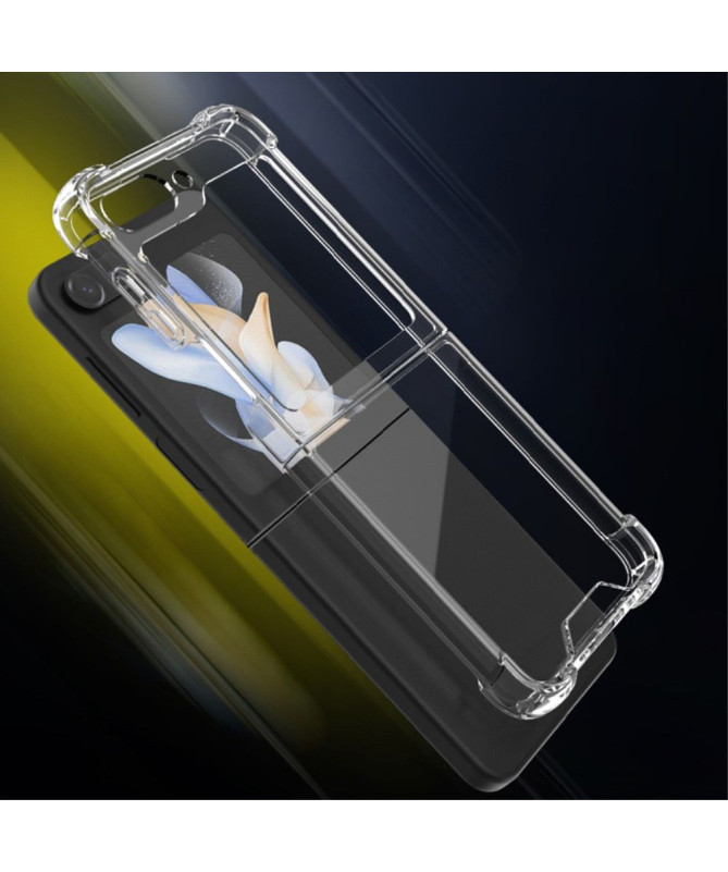 Coque Samsung Galaxy Z Flip 5 transparente angles renforcés