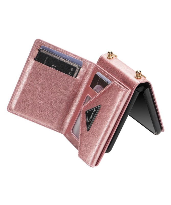 Housse Portefeuille Samsung Galaxy Z Flip 4 N.BEKUS à Sangle