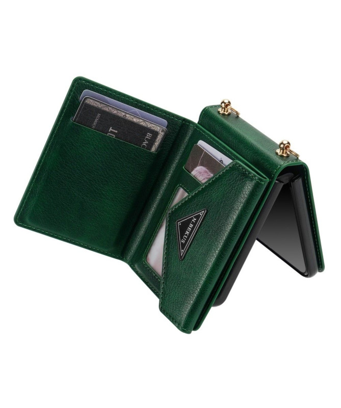 Housse Portefeuille Samsung Galaxy Z Flip 4 N.BEKUS à Sangle