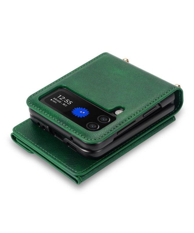 Housse Portefeuille Samsung Galaxy Z Flip 4 N.BEKUS à Sangle
