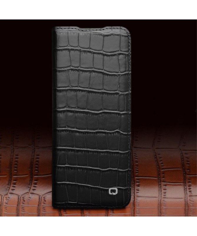 Étui Samsung Galaxy Z Fold 5 en Cuir Véritable à Texture Crocodile