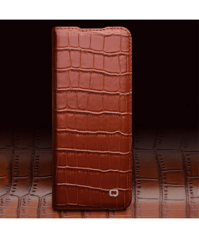 Étui Samsung Galaxy Z Fold 5 en Cuir Véritable à Texture Crocodile