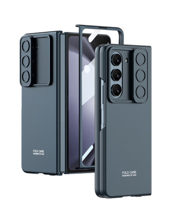 Coque Samsung Galaxy Z Fold 5 Rigide avec Cache Objectif et verre trempé