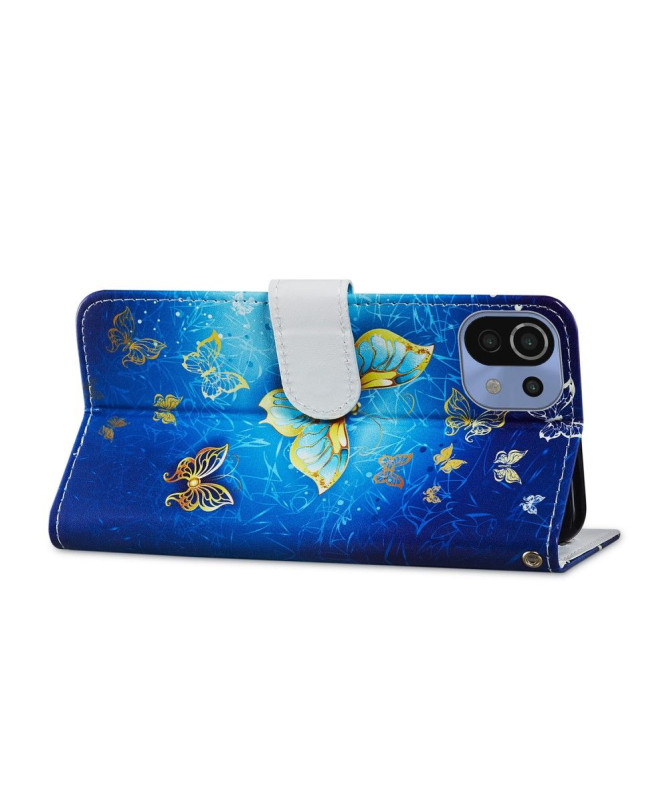 Housse Xiaomi 11 Lite 5G NE / Mi 11 Lite / Lite 5G Golden Butterfly