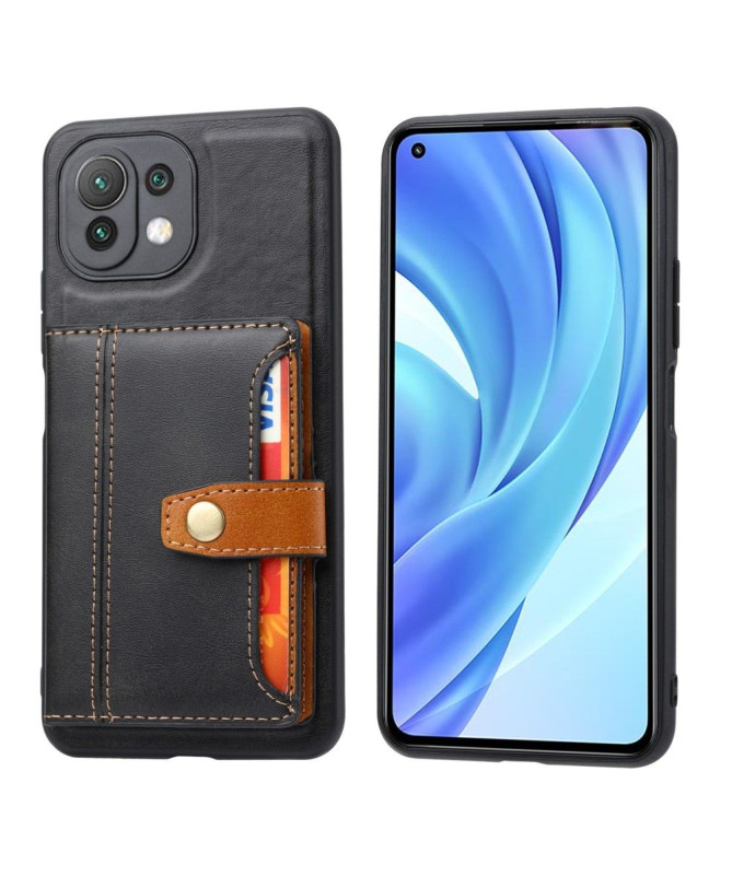 Coque Xiaomi 11 Lite 5G NE / Mi 11 Lite / Lite 5G effet cuir avec multi compartiments