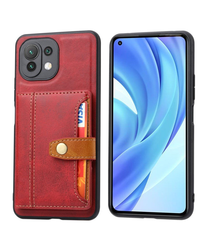 Coque Xiaomi 11 Lite 5G NE / Mi 11 Lite / Lite 5G effet cuir avec multi compartiments