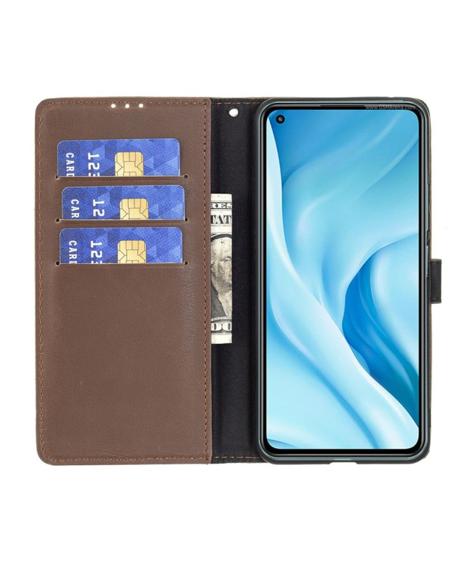 Étui Xiaomi 11 Lite 5G NE / Mi 11 Lite / Lite 5G folio simili cuir rétro