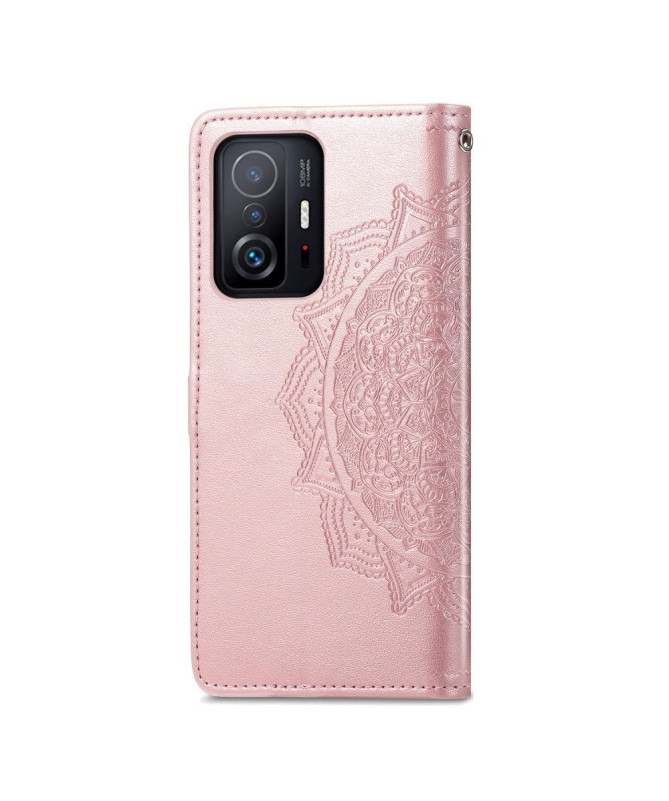 Housse Xiaomi 11T / 11T Pro Mandala relief en simili cuir