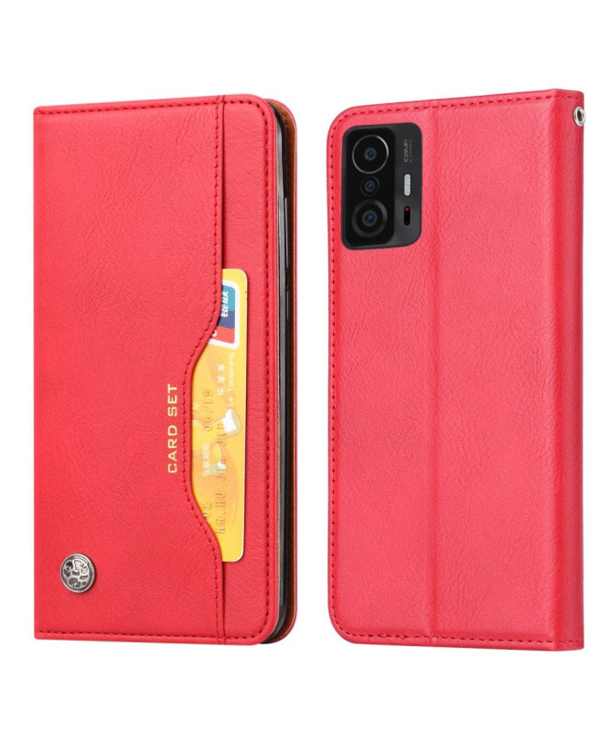 Housse Xiaomi 11T / 11T Pro Stand Case effet cuir