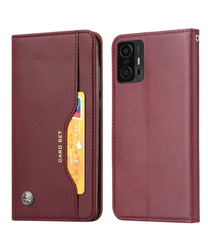 Housse Xiaomi 11T / 11T Pro Stand Case effet cuir