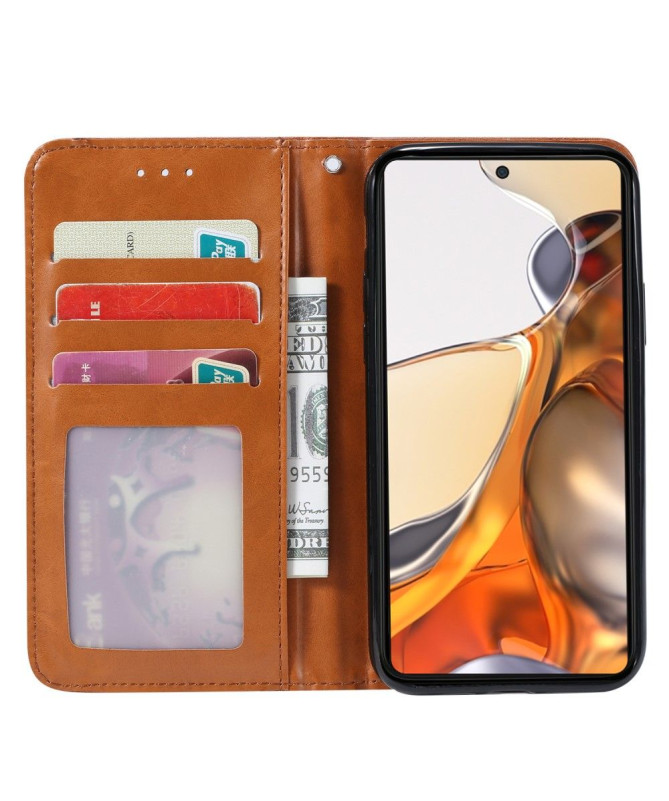 Housse Xiaomi 11T / 11T Pro Stand Case effet cuir