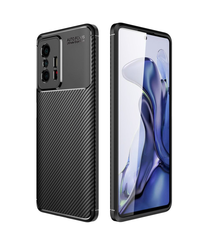 Coque Xiaomi 11T / 11T Pro style fibre de carbone