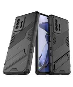 Coque Xiaomi 11T / 11T Pro Hybride avec support Noir