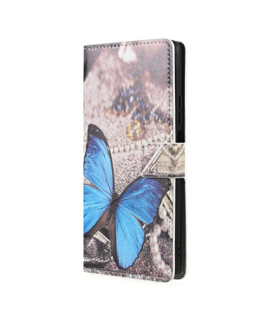 Housse Xiaomi 11T / 11T Pro Papillon Bleu