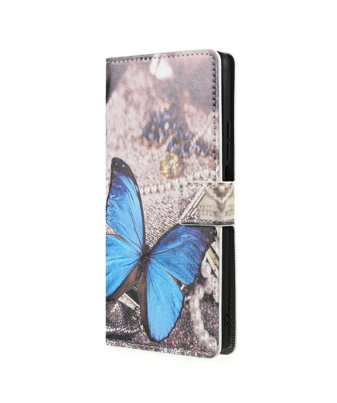 Housse Xiaomi 11T / 11T Pro Papillon Bleu