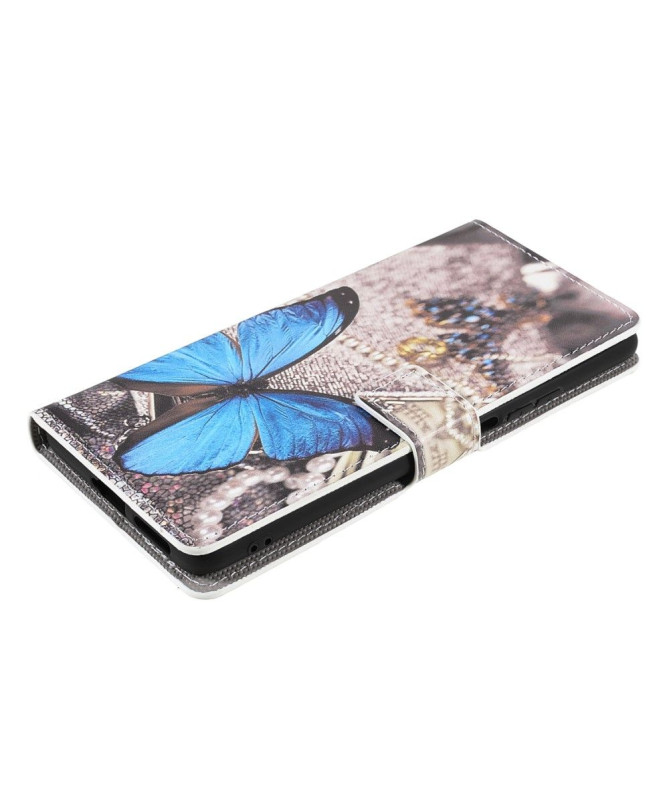 Housse Xiaomi 11T / 11T Pro Papillon Bleu