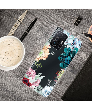 Coque Xiaomi 11T / 11T Pro variété de fleurs