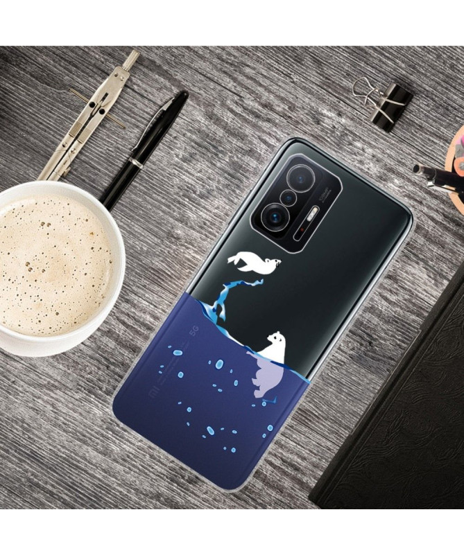 Coque Xiaomi 11T / 11T Pro phoque et ours blanc