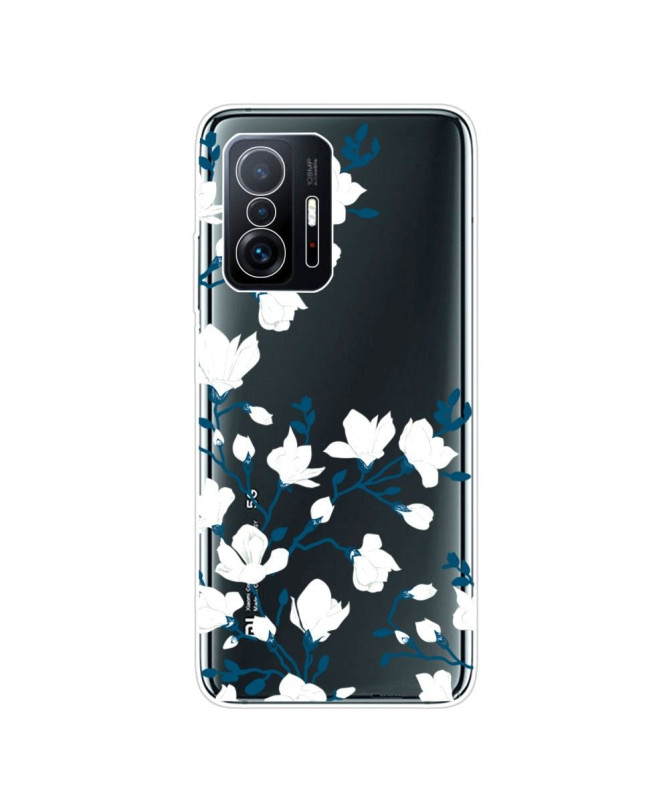 Coque Xiaomi 11T / 11T Pro fleurs blanches