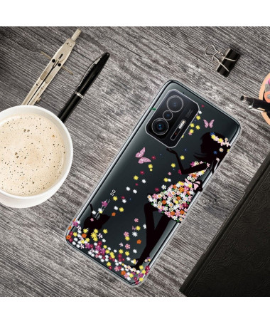 Coque Xiaomi 11T / 11T Pro fille en fleur