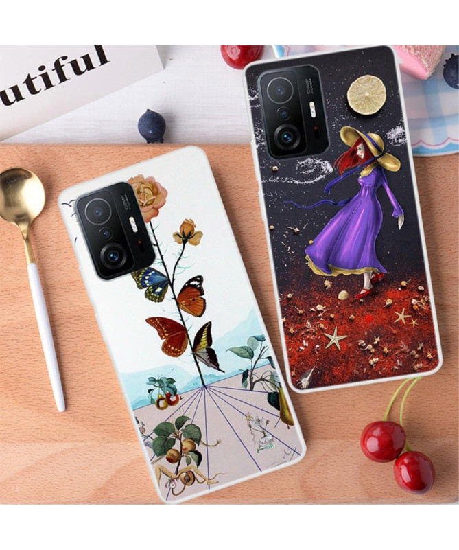 Coque Xiaomi 11T / 11T Pro Papillons Colorés