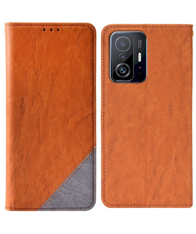 Housse Xiaomi 11T / 11T Pro flip cover simili cuir rétro