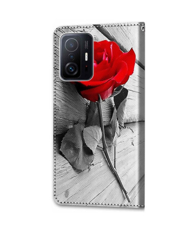 Housse Xiaomi 11T / 11T Pro Rose rouge