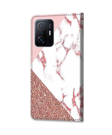 Housse Xiaomi 11T / 11T Pro marbre paillettes