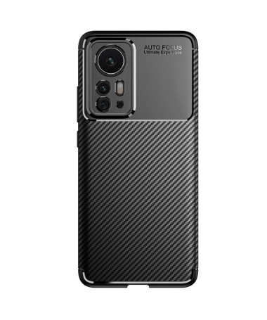 Coque Xiaomi 12 Pro style fibre de carbone