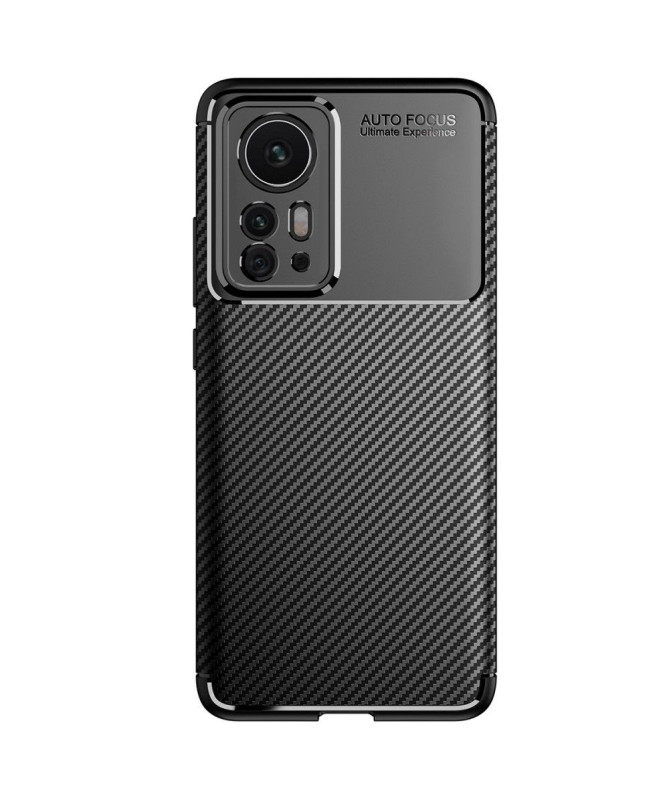 Coque Xiaomi 12 Pro style fibre de carbone