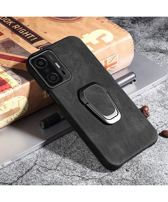 Coque Xiaomi 11T / 11T Pro imitation cuir avec support