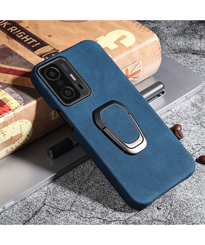 Coque Xiaomi 11T / 11T Pro imitation cuir avec support