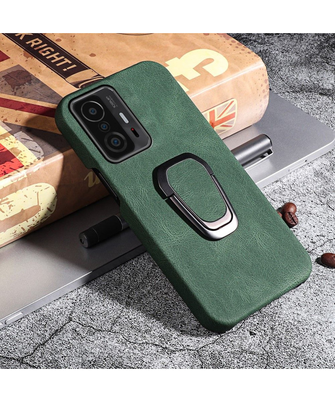 Coque Xiaomi 11T / 11T Pro imitation cuir avec support