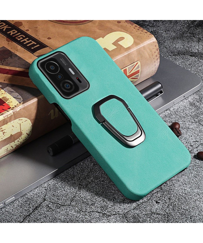 Coque Xiaomi 11T / 11T Pro imitation cuir avec support