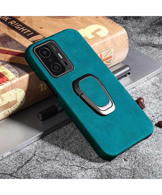 Coque Xiaomi 11T / 11T Pro imitation cuir avec support