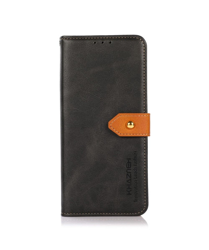 Housse Xiaomi 12 Pro KHAZNEH Bicolore simili cuir