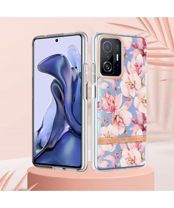 Coque Xiaomi 11T / 11T Pro Gardénia fleur rose