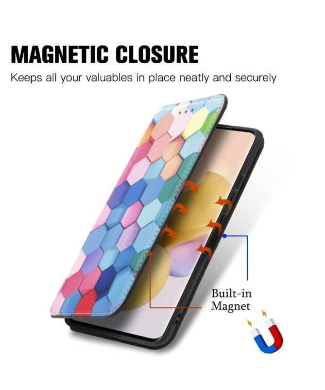Housse Xiaomi 12 / 12X nid d'abeille coloré