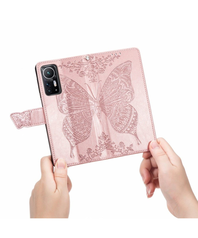 Housse Xiaomi 12 / 12X Papillon Relief