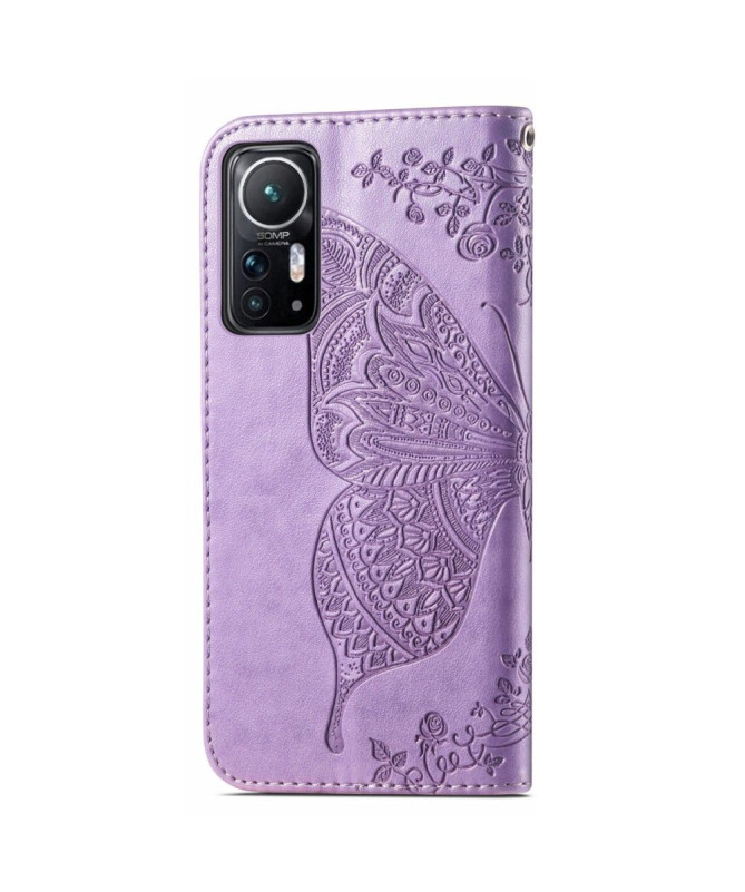 Housse Xiaomi 12 / 12X Papillon Relief
