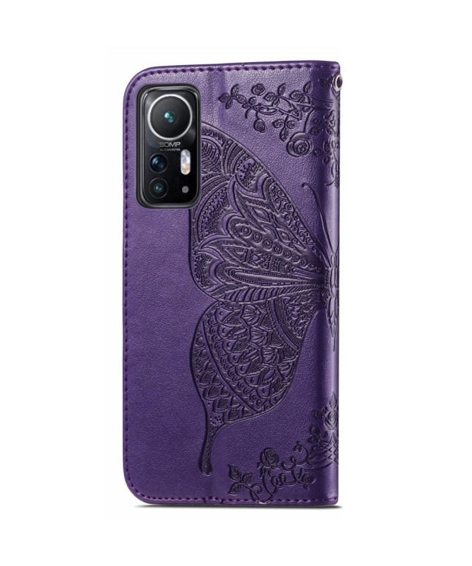 Housse Xiaomi 12 / 12X Papillon Relief