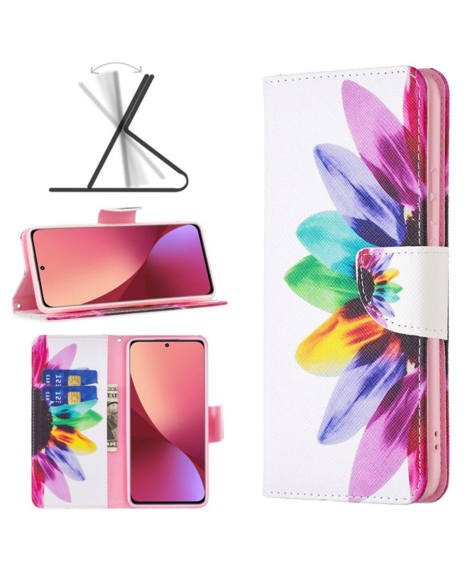Housse Xiaomi 12 / 12X pétales colorés