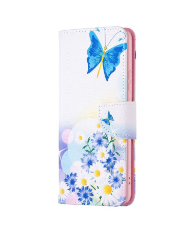 Housse Xiaomi 12 / 12X papillon et marguerites