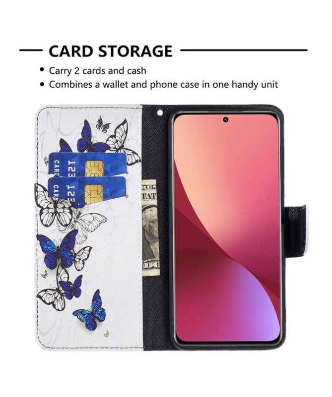 Housse Xiaomi 12 / 12X multiples papillons