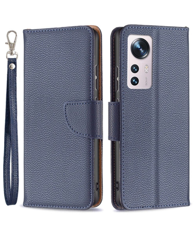 Étui folio Xiaomi 12 / 12X effet cuir grainé